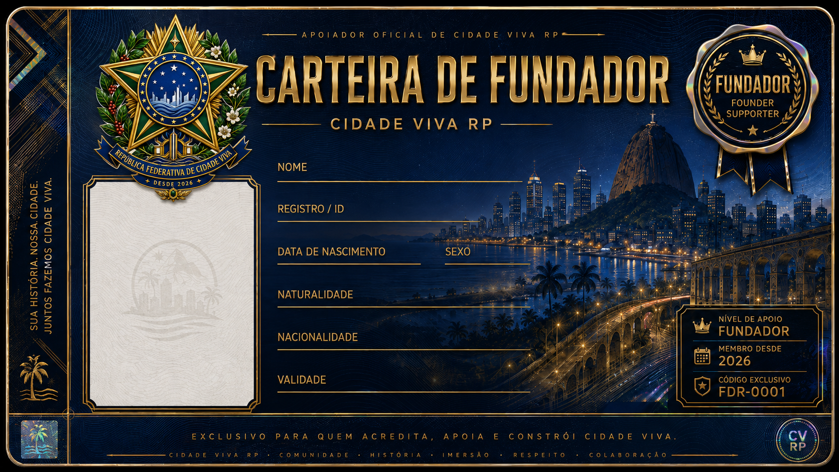 Carteira de Fundador