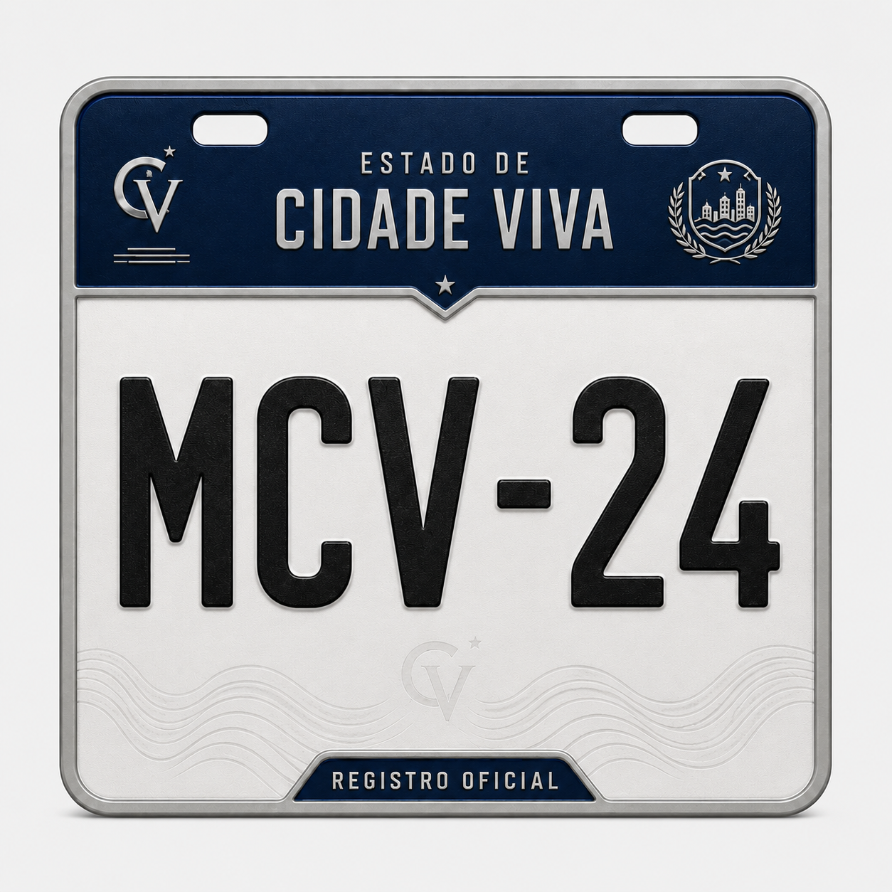 Placa MCV-24 de moto